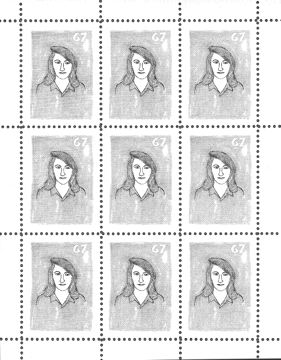 Michaela Melián, Briefmarke (Tanja, 1992)