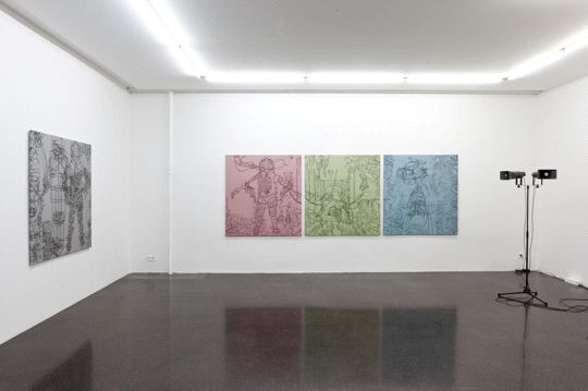Michaela Melián, Installationsansicht Barbara Gross Galerie, 2016
Installation view Barbara Gross Galerie, 2016